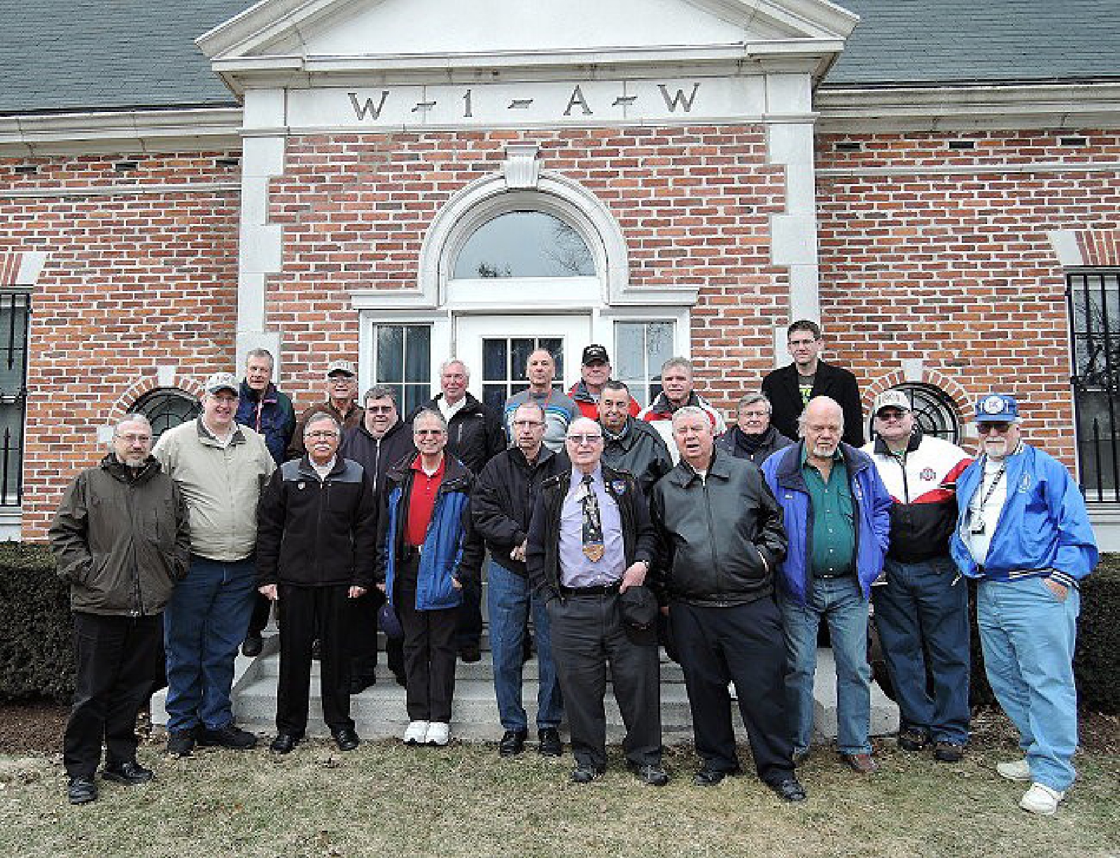 Members of the Cuyahoga Amateur Radio Society at W1AW, the American Radio Relay League headquarters, in Newington, CT